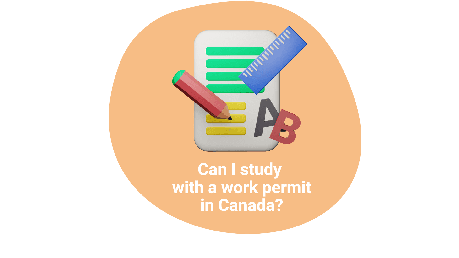 Can I study with a work permit in Canada?