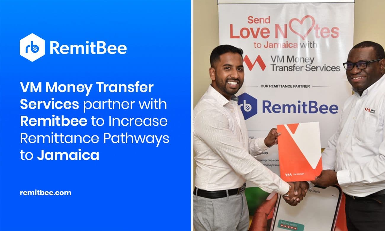 PRESS RELEASE: VM Money Transfer Services Partners with Remitbee to Expand Remittance to Jamaica