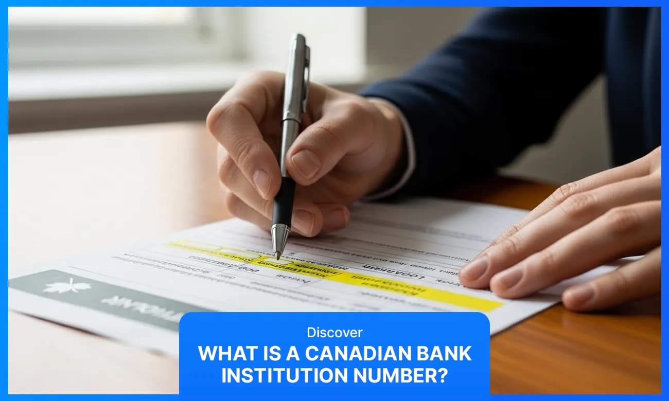 Cover photo of Canadian Bank Institution Number
