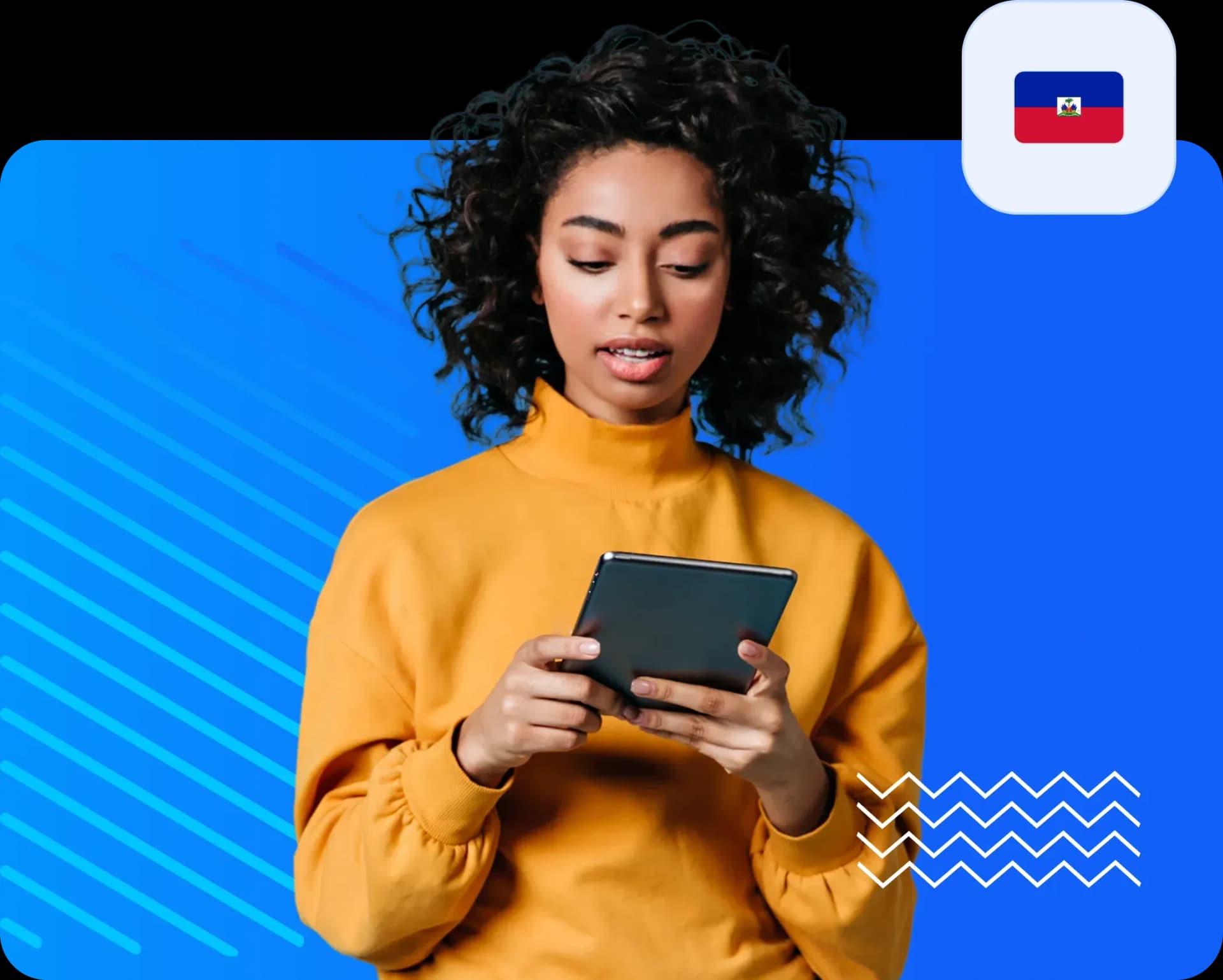 Women using smartphone to send money to haiti bf9f02152d.