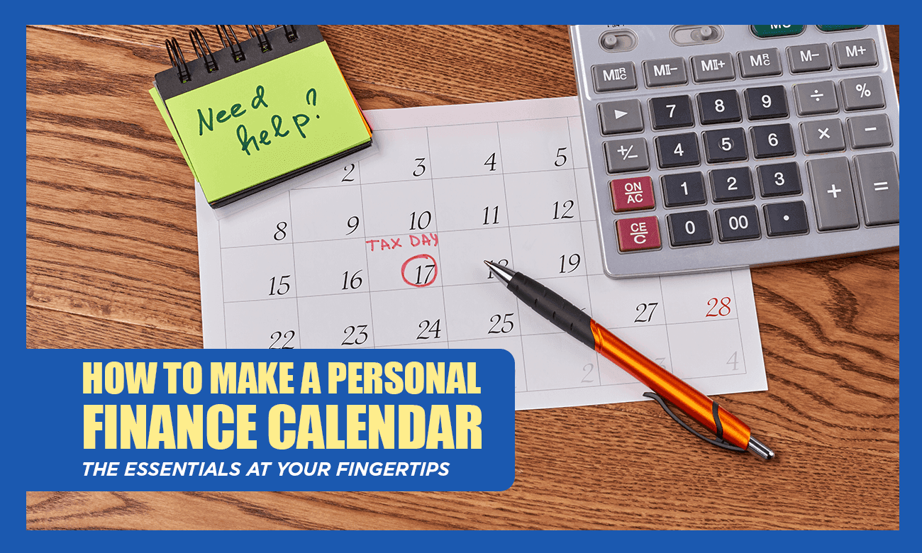 Cover image for article on Master Your Money: How to Create a Personal Finance Calendar