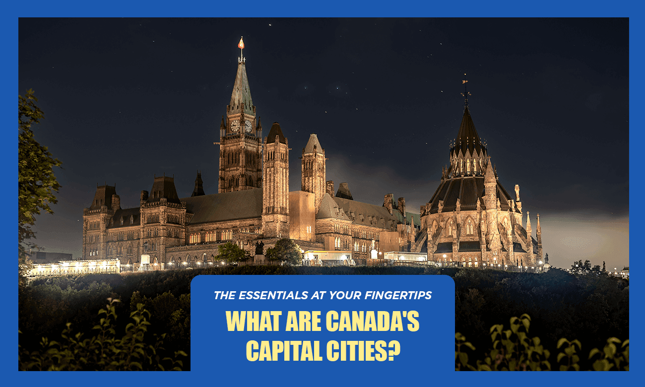 Coverage image of What are Canada's capital cities
